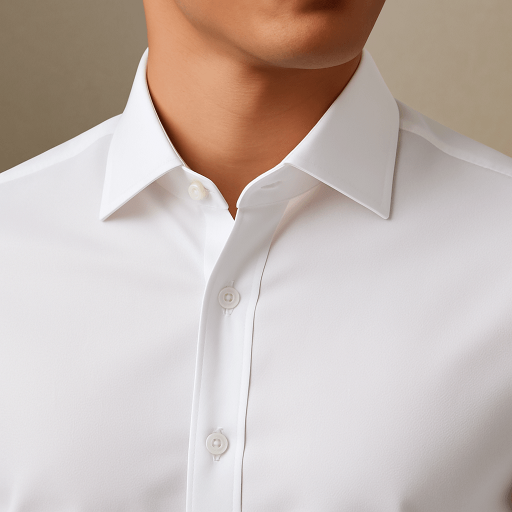 Camisa De Vestir Hombre – Slim Fit Cuello Cuadrado y Manga Larga - Montserrat