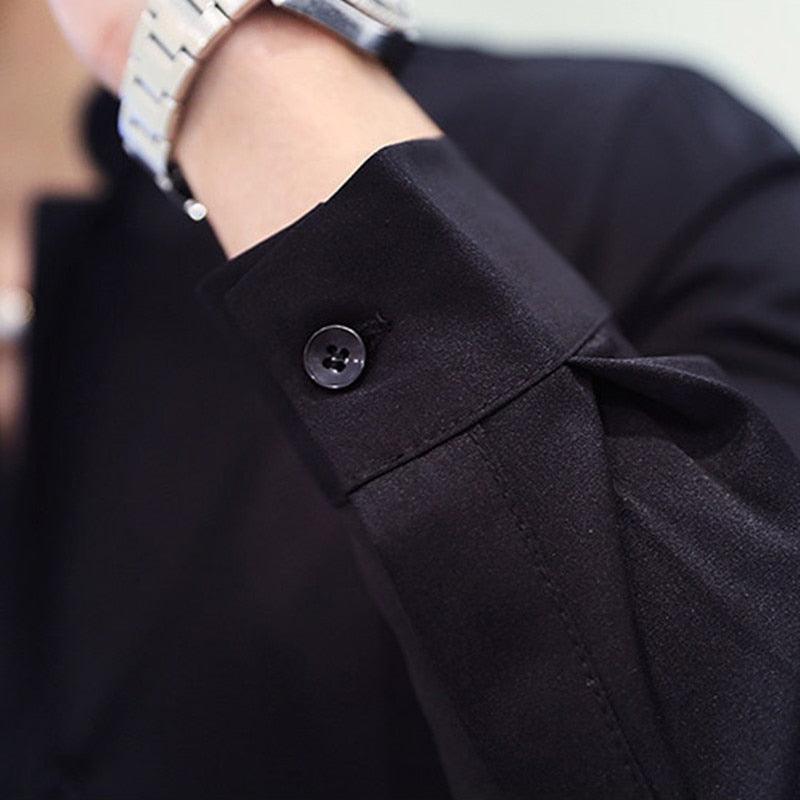 Camisa Social Slim Fit Hombre Cuello Clásico - Montserrat