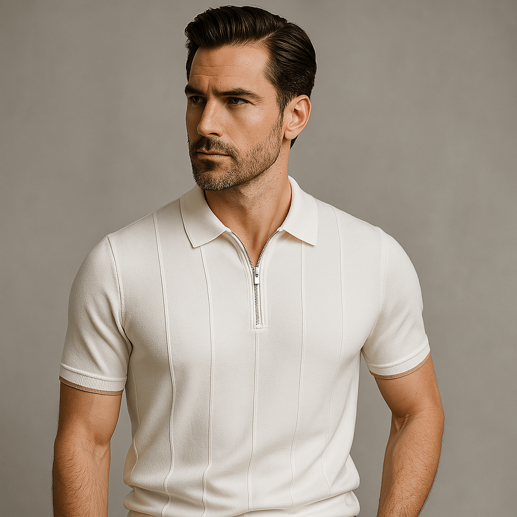 Playera Tipo Polo Para Hombre Estilo Casual De Verano - Montserrat